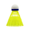 Badminton Shuttlecocks 6pcsset Нейлон Shuttlecock Столколочный волокнный головка Полный круглый шерстя