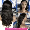 Postiches 13x4 Body Wave Lace Front Humain Pour Femme Cranberry Brésilien Frontal 180 Densité 230609