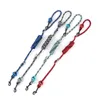 Hundhalsar Leases Cawayi Kennel Strong Nylon Ribbon Dubbel koppel One Drag Tangle för att gå träning Justerbar storlek Pet Safety Traction Rope Z0609