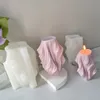 Velas Criativas Raiz de Árvore Molde de Vela de Silicone Onda Geométrica Rotativa Conjunto de Molde Perfumado Colunar Padaria Pastelaria Resina Gesso Molde Presente 230608