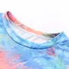 Survêtements pour femmes Mode Femmes Casual Tie-Dyed Deux Pièces Ensemble Femme À Manches Courtes Sportswear 2 Pièce Exercice Outfit Survêtements sans masque 230608