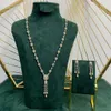 Wedding Jewelry Sets jankelly sale African 2pcs Bridal Fashion Dubai Set For Women Party Accessories Design 230608