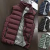 Men's Vests 2023 Brand Sky Blue Warm Vest Jacket For Men Sleeveless Coat Male Autumn Winter Casual Thick Mens Waistcoat Slim Outerwear