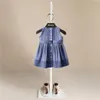 Girl's Dresses Brand Children's Clothing Wholesale Striped Princess Skirt Baby Suspender Skirt 1-5 Years Old Summer Lovely Girl Dress 230608