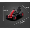 Go Kart a pedali per bambini di 2-5 anni Cavalca su giocattoli per ragazzi Ragazze con sedile ergonomico Auto a pedali per bambini con freno a mano