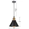 Nouveau Style lampes suspendues Loft suspension lampe rétro suspension abat-jour pour cuisine salle à manger chambre éclairage à la maison E27