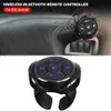 Ny 5-Key Wireless Bluetooth-bil rattkontrollknapp Smart fjärrkontroll för Radio DVD GPS Multimedia Bicycle Motorcykeltelefon