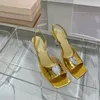Mach wysoko obcasowe sandały damskie kryształowe pięta uwielbia oryginalne skórzane buty damskie mody obiadowy luksusowy projektant z pudełkiem bezpłatna dostawa