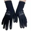 Gants de travail en coton et nylon avec revêtement de sécurité en nitrile 10 paires PU ont CE EN388 PE304 Gant enduit de paume Gants de travail pour mécanicien