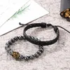 Emballage cadeau hommes ensemble 1 montre-bracelet à quartz avec 2 bracelets de mode pour petit ami mari papa anniversaire fête des pères Noël Saint Valentin