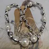 Chaînes Européennes Et Américaines Mode Originale Galvanoplastie 925 Perles En Argent Surround Chaîne Charme Perle Bracelet Cool Bijoux Cadeau