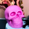 Candles DIY Aroma Skull Head Candle for Making Plaster Soap Halloween Ornament Silicone Molds Handmade Gift Home Decor Crafts 230608