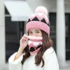 Berets Maershe Hat Hat Brand Wool Wool Fur Ball Cap Pompom Winter for Glas