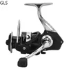 Bobinas de arremesso de iscas GLS All meta 15KG towing 1000-7000 Series 121BB High Speed Sea Bass Fishing Carretel Relação de engrenagem 5.2 1 Metal Spool Spinning Reel 230608