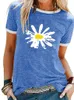 T-shirt femme Simple Tournesol Tous les jours Vêtements femme T-shirt décontracté T-shirt régulier Streetwear Mode d'été T-shirt femme Top's 230609