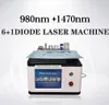 Ziekenhuis gebruik 980 nm 1470nm laser diode laser Endolifting Huidverstrakking vasculaire/bloedvaten/spataderen verwijdering lipolyse liposuctie chirurgie machine