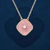 New designer Love necklace Clover series necklace luxury brand 925 silver to create high quality non fading non allergic