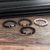 Link Pulseiras Cadeia JAAFAR 2023 Design Masculino Mão Pedra Vulcânica Pedra Natural Frisado Buda Cabeça Pulseira Punk Jóias Moda AS2981