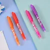 Bollpoint Penns 8st Multicolor Erasable Gel Pen Student Writing Kawaii Creative Drawing Tools School Supply Stationery 230608