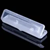 100 Stks/partij PP Plastic Transparante Doos Pen box Briefpapier Pen Box Gereedschapskisten Groothandel