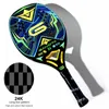Теннисные ракетки Gaivota 24K углеродного волокна пляжная ракетка Limited Edition Professional с 3D -маркировкой голографической технологии 230608