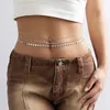 Bel için göbek zincirleri kadın bayanlar seksi dört katman pantant yuvarlak takılar moda takı 2023 yeni altın gümüş renk toptan