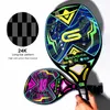 Tennisschläger GAIVOTA 24K Carbon Fiber Beach Racket Limited Edition Professional Grade mit 3D-Farbprägung Holographic Technology 230608