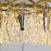 Lampes suspendues Lustres Post-moderne Haut de gamme Lumière De Luxe Lampe En Cristal Ovale Salon Salle À Manger Villa Creative Chambre Mode