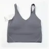 Yoga Wear lu008 Nahtloser sexy Sport-BH für Damen mit Brustpolster, atmungsaktiver Fitness-BH