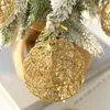 Party Decoration Hanging Christmas Ornament Tree Xmas 6st Gold Ball Brand High Quality