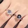 Pierścienie ślubne anujewel 1ct 2CT 3ct 5ct D. kolorowy pierścionek zaręczynowy dla kobiet 925 srebrny srebrny hurt 230608