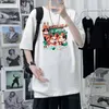 T-shirts pour hommes dessin animé mignon chien chemise été Harajuku mode Hip Hop Y2k Style coréen T-shirts hauts vêtements en coton de haute qualité