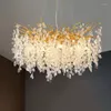 Lustres nordique luxe LED maison chambre décoration Art cuisine suspension lampe salle à manger salon El intérieur luminaires