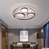 Taklampor vardagsrum lampa ljus färg byte LED -belysningsnyanser för hemmet