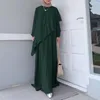 Ethnische Kleidung Muslim Abaya für Frauen Gebetskleidung Elegante Damen Kaftan Türkisches Kleid Mudest Islam Robe Femme Musulmane