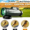 15x50 Monocular Telescope For Smartphone - High Powered Monoculars For Adults Kids Friends With Phone Holder Tripod