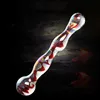 Dildo de cristal colorido pirex de vidro contas anais bola butt plug masturbação pênis artificial dildo adulto brinquedos sexuais para mulheres gays L230518