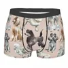 Underpants mode Jag älskar mina pudelboxare shorts trosor mäns stretch husdjur hundälskare trosor underkläder