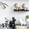 Dekorative Objekte Figuren Französischer Hund Sparschwein Bulldogge Skulptur Dekoration Geschenk Zuhause Kunst Statue Spardosen Kinder Kinderspielzeug Figuren Drop 230608