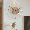 Wandklokken Digitale Minimalistische Klok Modern Design Mechanisme Metaal Nordic Designer Goud Reloj De Pared Woonaccessoires