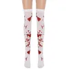 Женские носки костюм на Хэллоуин для вечеринки маскарада одежда кровавые чулки зомби крови косплей L5