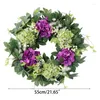 Decorative Flowers Artificial Hydrangea Wreath For Front Door Wall Wedding Party Home Decorations