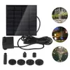 Garden Decorations 14W Mini Solar Fountain Pump Power Panel Kit Water for Pool Indoor Bird Bath Outdoor 230608