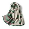 Halsdukar vintage vinter jul stickad mjuk varm sjal par män och kvinnor syster student hijab sjalar gåva halsduk