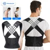 Back Support Adjustable Posture Corrector Belt Women Men Prevent Slouching Relieve Pain Straps Clavicle Brace 230608