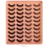 Hand Made Reusable Eyelashes Extensions DD Curl Russia Faux Mink False Lashes Thick Naturally Soft Light Full Strip Lash Extensions