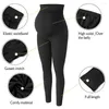 Leggings femme maternité femmes enceintes façonnage pantalon Leggins taille haute sur le ventre pantalon grossesse entraînement actif Yoga collants