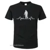 Herr t-shirts metalldetektor Heartbeat Detectorist T-shirt bomullsstandard storlek europeiska kläder tshirt män mode t-shirt 230608