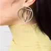 Ladies designer Earrings 925 Silver Hoop Earring Diamond Stud Reversaled Huggie Cross Circle F Hoops Sparkly Earings Jewelry Accessories
