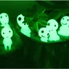 Decorative Objects Figurines 110 Pcs Anime Glowing Tree Elf Miniature Garden Decoration Luminous Alien Fairy Garden Home Decor Resin Figure Kawaii Accessor 230608